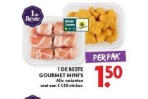 1 de beste gourmet mini s