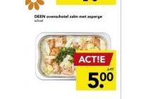 deen ovenschotel zalm met asperge