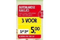 buitenlandse kaasjes