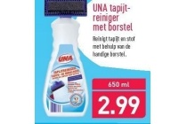 una tapijtreiniging met borstel