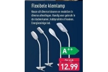 flexibele klemlamp