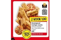 korengoud hartige snacks