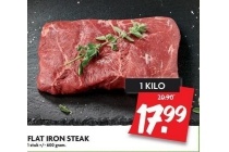 plat iron steak