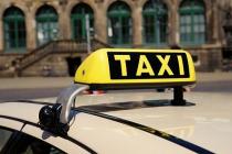 bigstock Taxi sign on car in Dresden 56817149