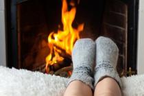 bigstock Children s Feet Are Heated In  9775730