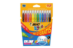 bic kids uitwasbare kleurstiften 