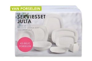 serviesset julia 42 delig