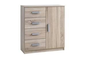 ladekast kokkedal 4 lades 1 deur eiken