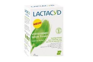 lactacyd verfrissende intiem tissues 10 stuks