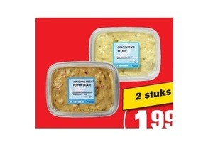 ambachtelijke gerookte kip  beenham of kip kerrie sweet peppersalade