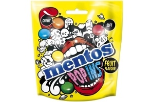 mentos popins fruit