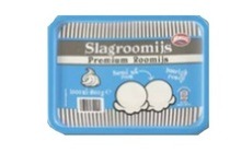 slagroomijs premium roomijs