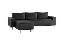 chaise longue galsted zwart