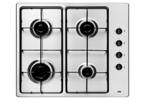 etna gaskookplaat aardgas rvs 58cm t106v