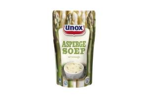 unox soep in zak groene asperges