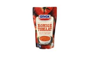 unox soep in zak romige tomatensoep