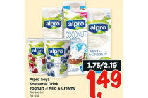 alpro soya koelverse drink yoghurt of  mild  creamy
