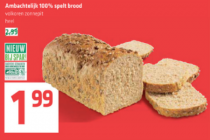 ambachtelijk 100 spelt brood