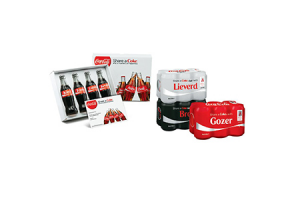 coca cola 6 pack blikken
