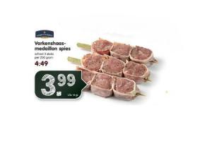 varkenshaas medaillon spies