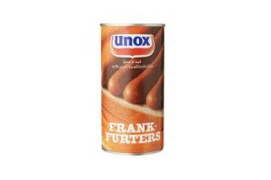 unox frankfurters