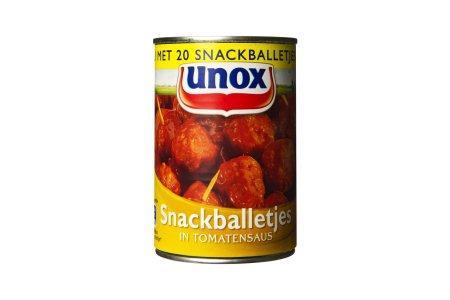 unox snackballetjes in tomatensaus