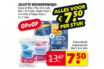 gillette wegwerpmesjes