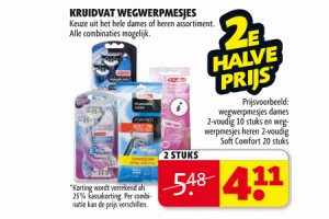 kruidvat wegwerpmesjes