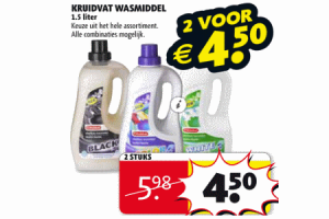 kruidvat wasmiddel