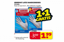 kruidvat latex handschoenen