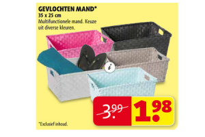 gevlochten mand