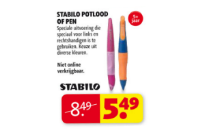 stabilo potlood of pen