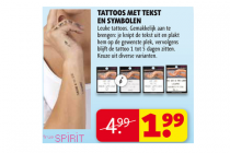 tattoos met tekst en symbolen