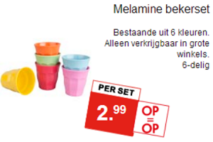 melamine bekerset