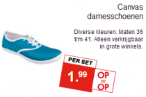 canvas damesschoenen