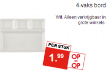 4 vaks bord