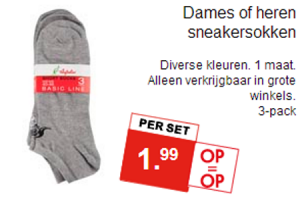 dames of heren sneakersokken