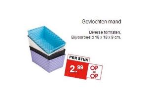 gevlochten mand