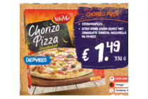 chorizo pizza