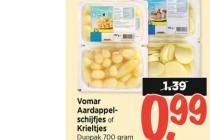 vomar aardappelschijfjes of krieltjes