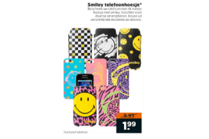 smiley telefoonhoesje