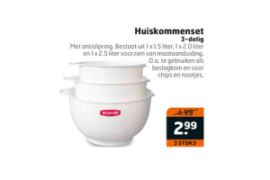 huiskommenset 3 delig