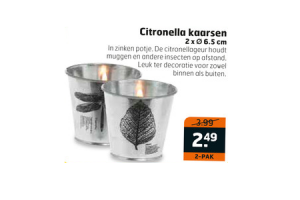 citronella kaarsen