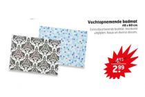 vochtopnemende badmat