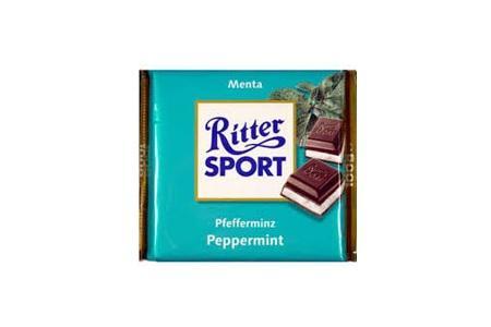 ritter sport peppermint chocolate