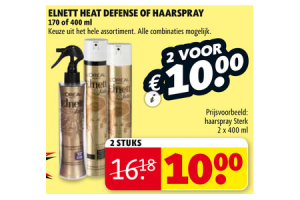 elnett heat defense of haarspray