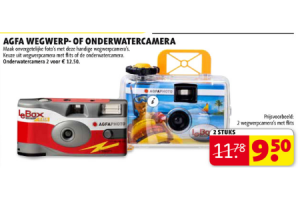 agfa wegwerp of onderwatercamera