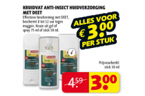 kruidvat anti insect huidverzorging met deet