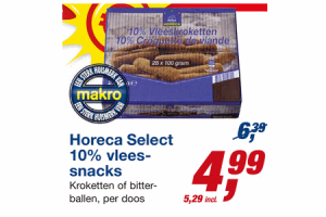 horeca select 10 vleessnacks