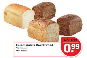 korenlanders rond brood